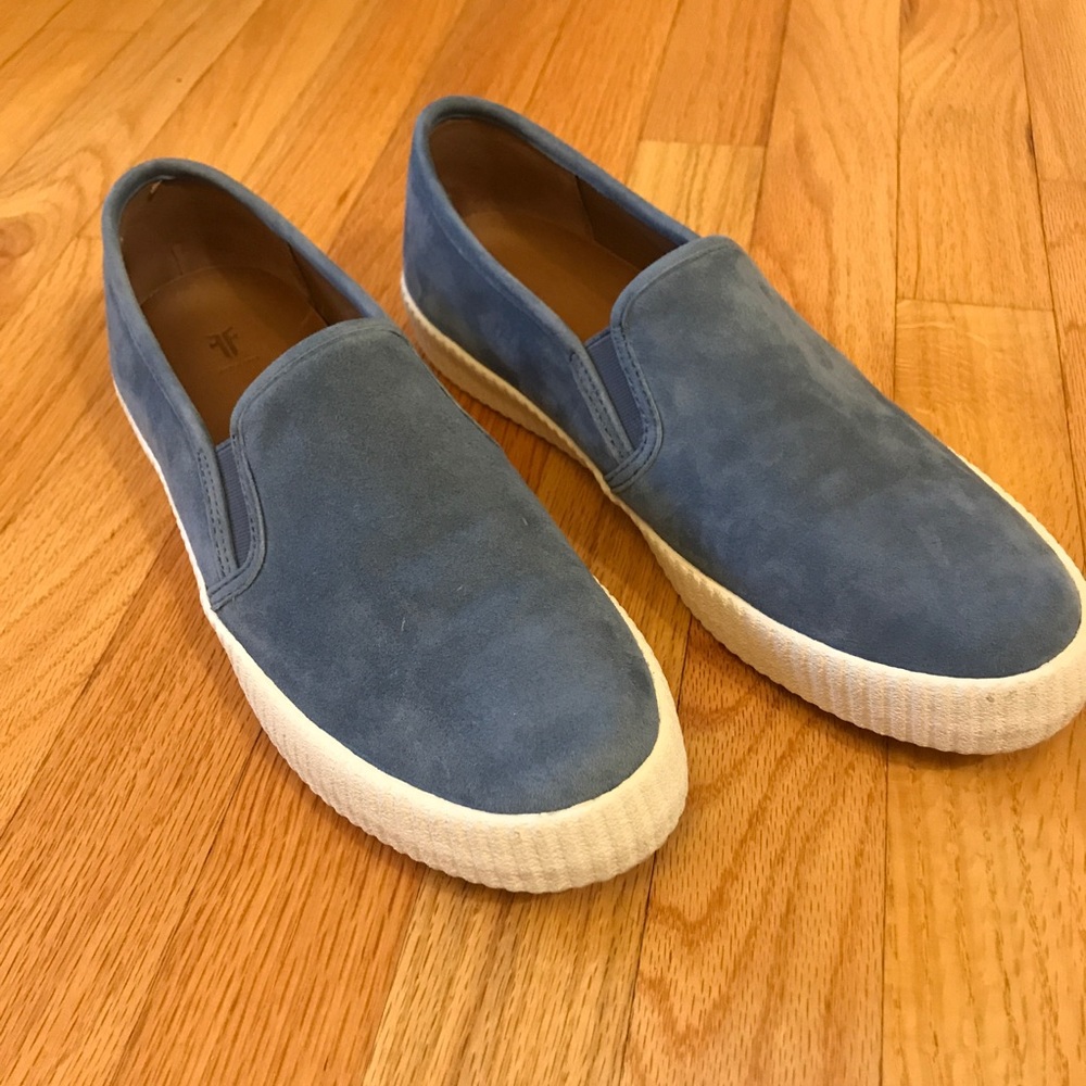 Frye Aqua Camille Leather Slip-on Loafer, size 10